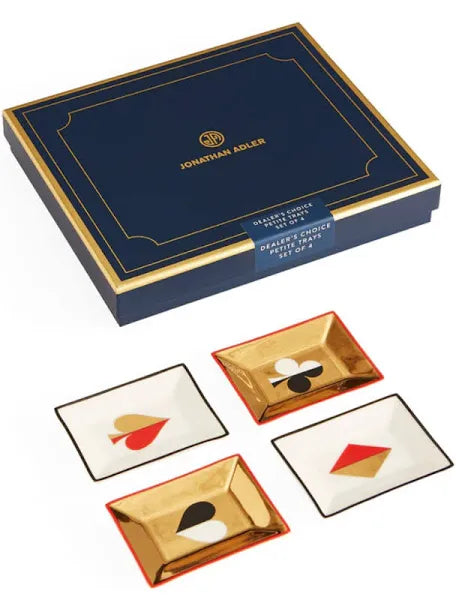 Jonathan Adler Dealers Choice Petite Trays Set of 4
