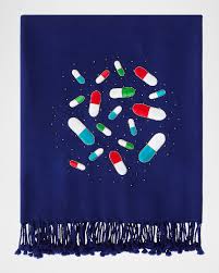 Jonathan Adler Embellished Throw: Merino Wool